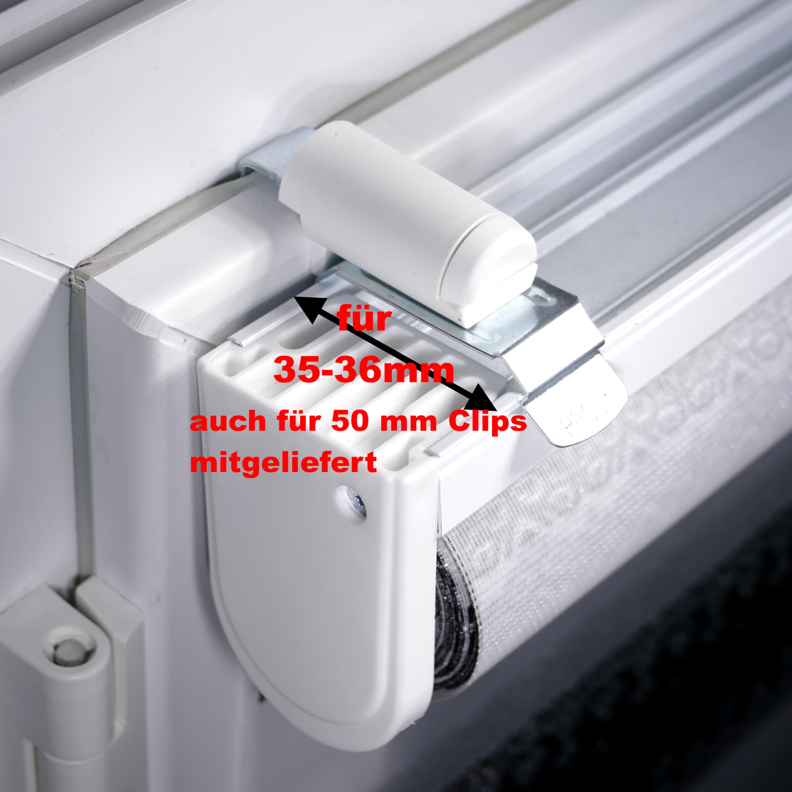Brillant Zubehör Klemmträger ohne Bohren Weiß 2 Stück