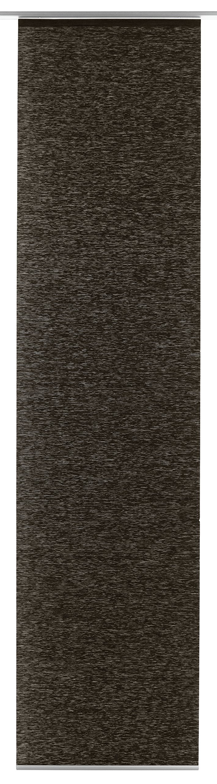 Gardinia Solid Flächenvorhang braun 60x245 Nougat lichtdurchlässig