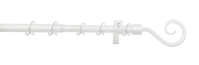 Gardinia Denver Hook Gardinenstange Weiß 130-240 cm