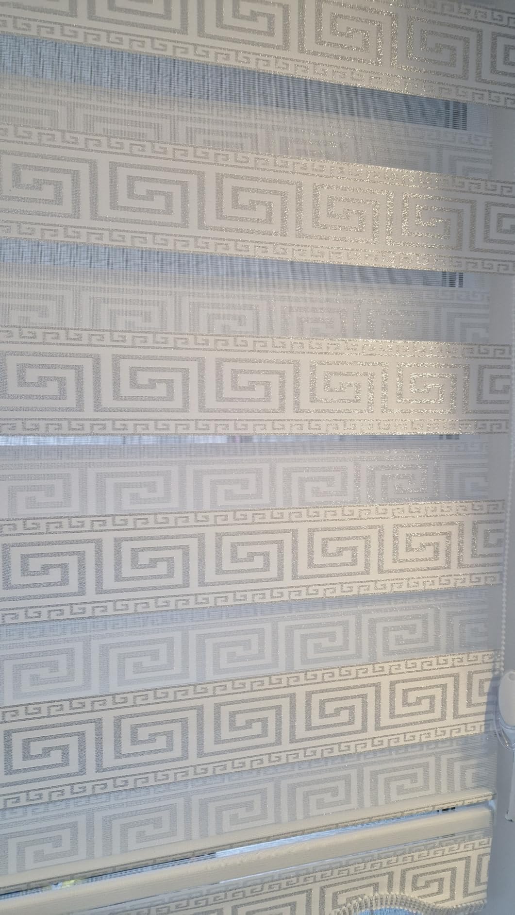 Brillant Doppelrollo Klemmfix Medusa Barock 50x200 cm Glitzer