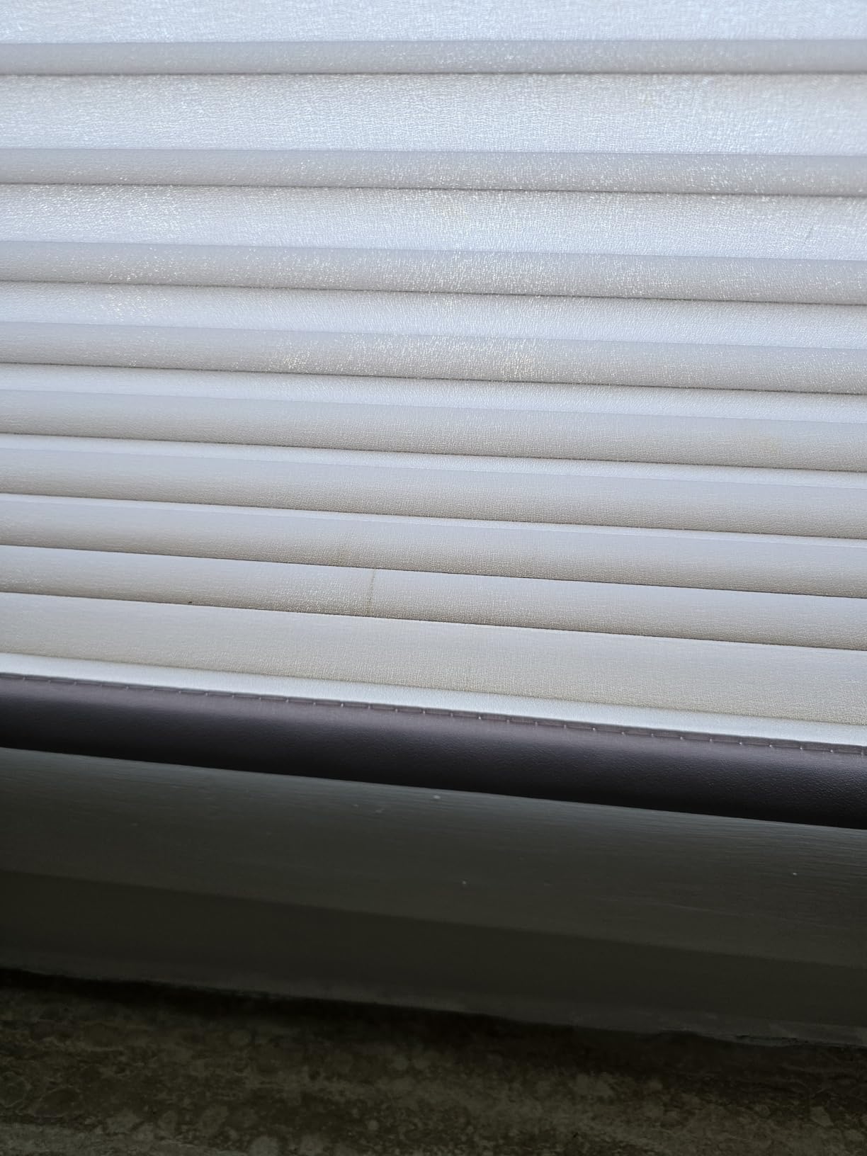 K-Home Plissee Klebe Weiß B80xH210 cm Lichtschutz