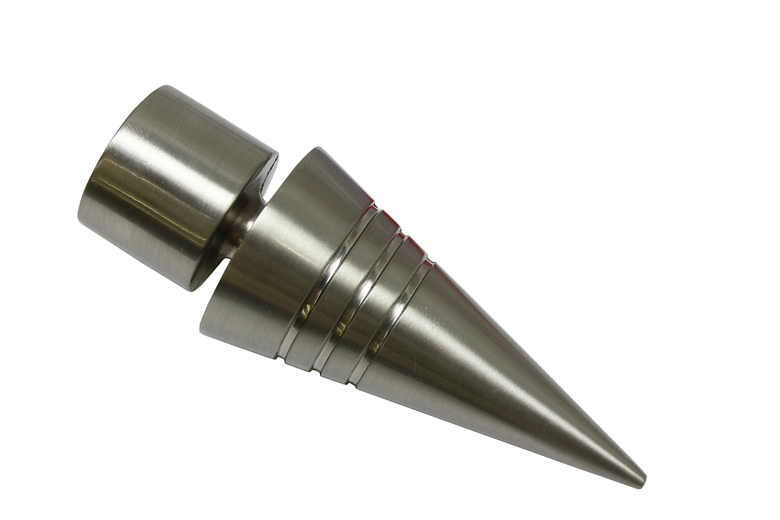 Gardinia Chicago Endknopf Spitze 20 mm silber