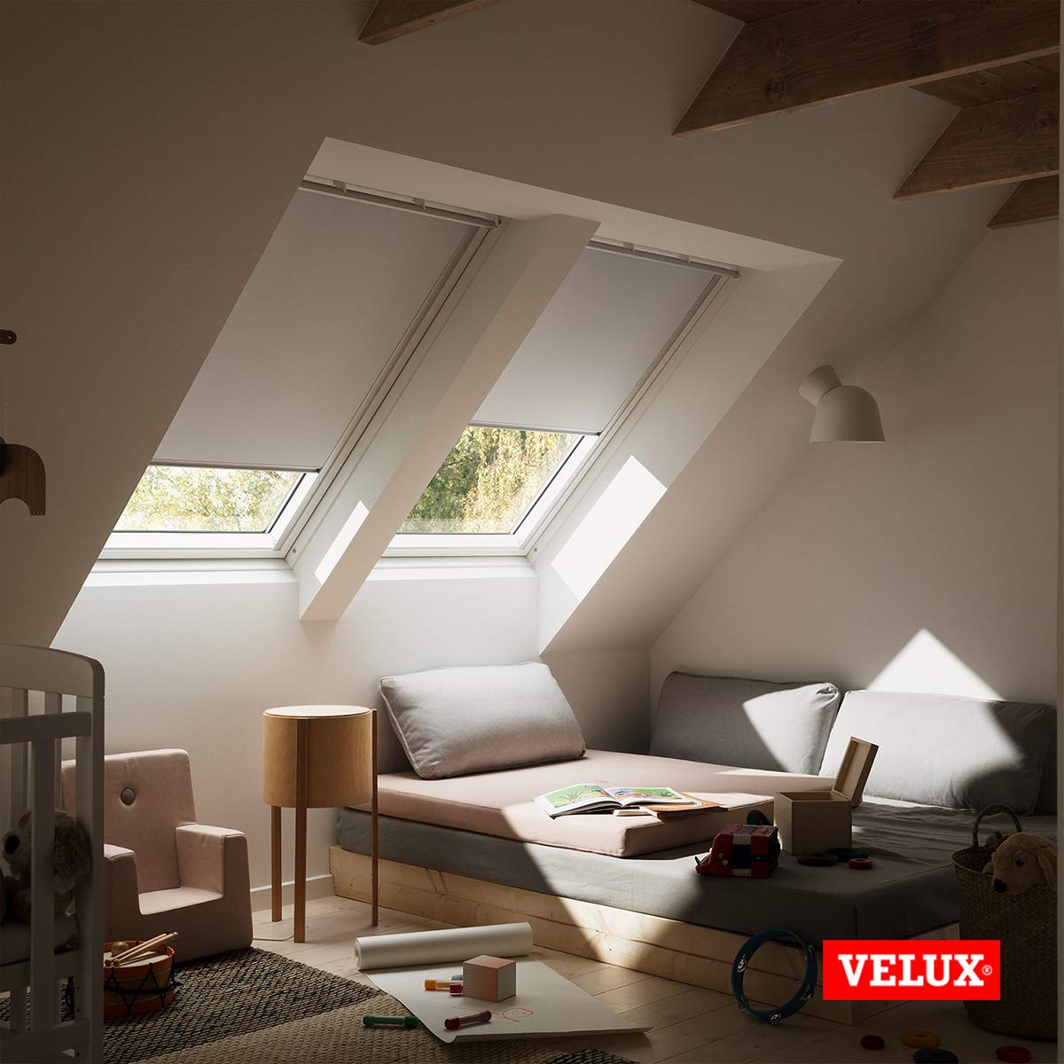 VELUX DKL Verdunkelungsrollo C02 Dunkelblau verdunkelnd