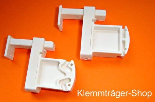 GARDINIA Seitenzug-Rollo Klemmträger Weiß 6-30 mm