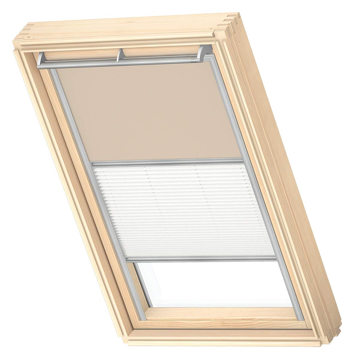 Velux Verdunkelung Plus Duo Rollo sandbeige CK02 Dachfenster