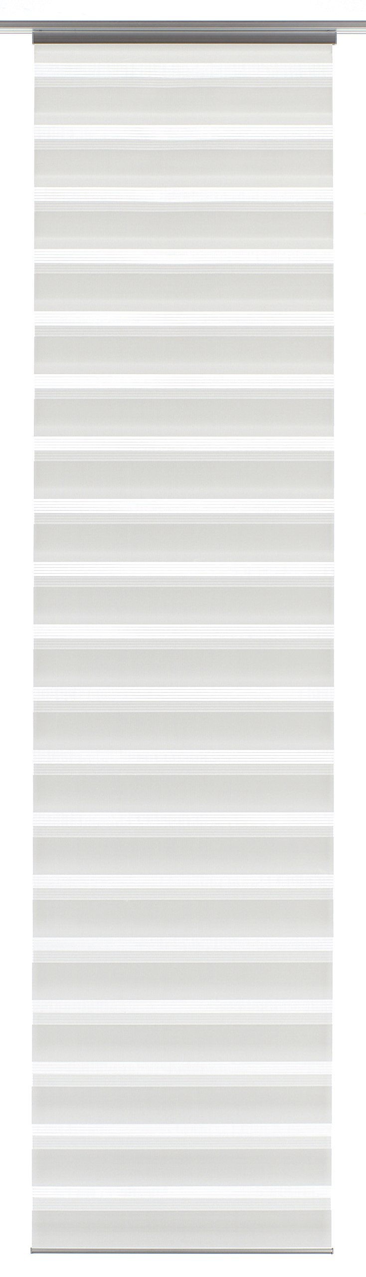GARDINIA Solid Flächenvorhang 60x245 cm Weiß Polyester