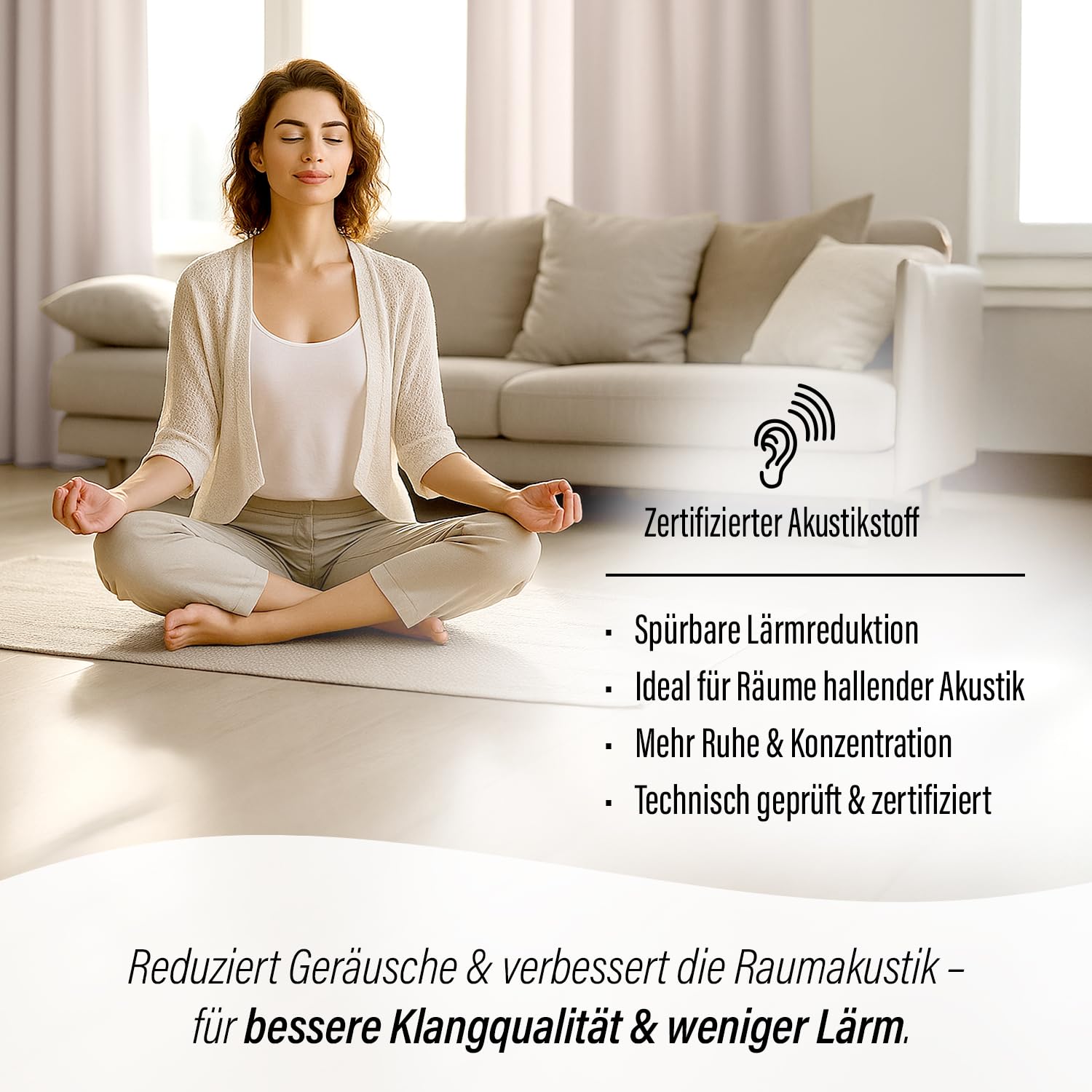 Homing Kalin Vorhang blickdicht Beige 140x245 cm