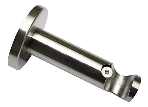 Gardinia Memphis Träger Ø16mm Edelstahl-Optik 7,5cm