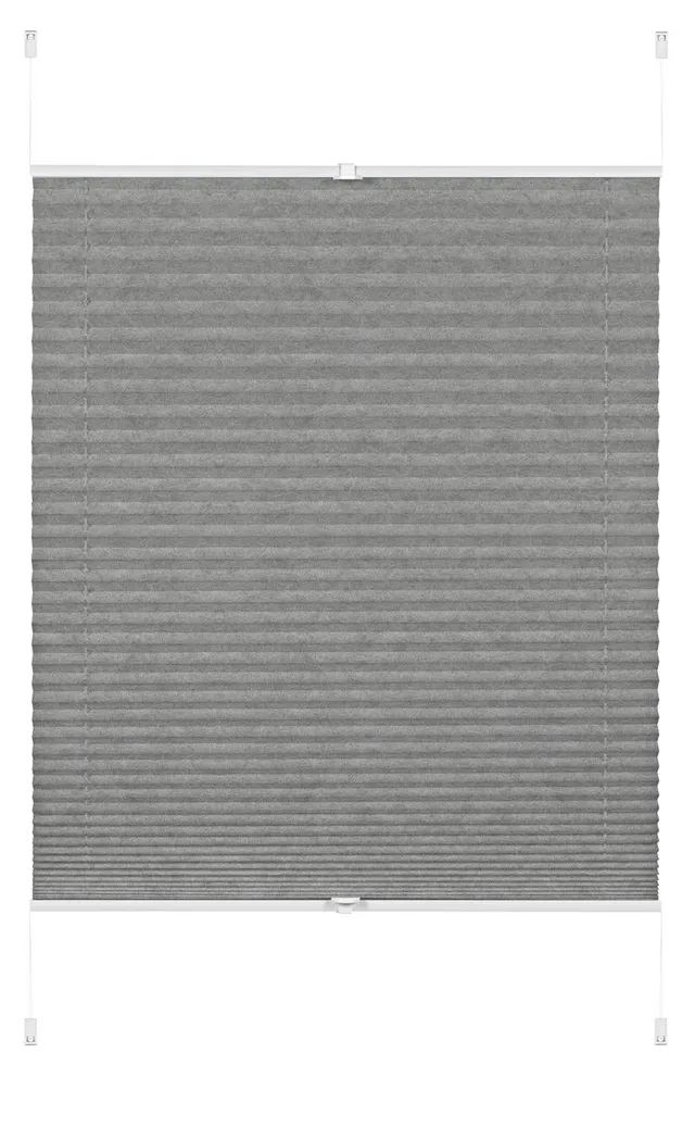 Gardinia EASYFIX Plissee Lilly Grau 70x130 cm