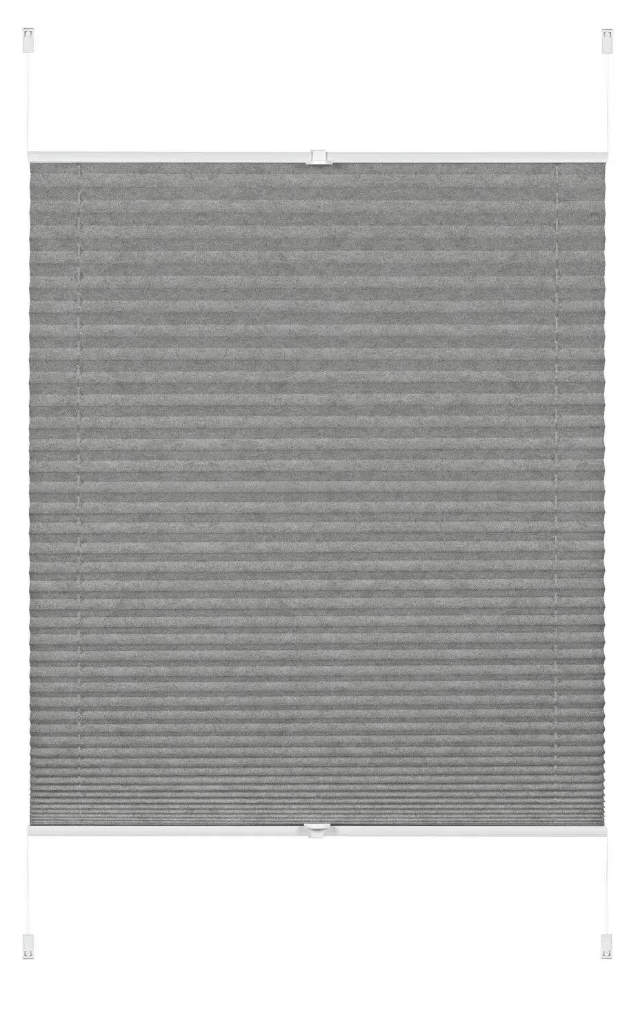 Gardinia EASYFIX Plissee Lilly Grau 70x130 cm
