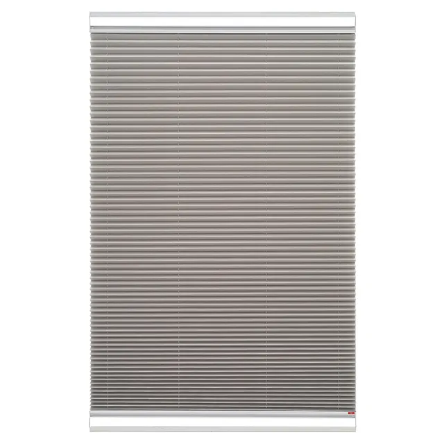 Brillant Plissee-Rollos 35x130 cm Plissee hellgrau kleben