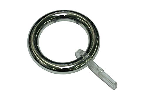 Gardinia Chicago Gardinenringe Chrom 10 Stück 8 mm