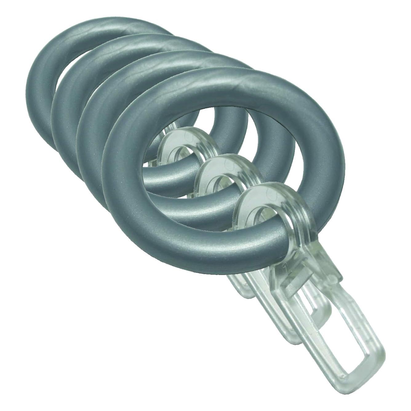 Gardinia Chicago Gardinenringe Weiß 6mm 10 Stück