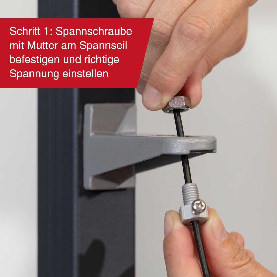 WAREMA Terrea Spannschraube M8 Spannmutter Raffstore 5er-Set