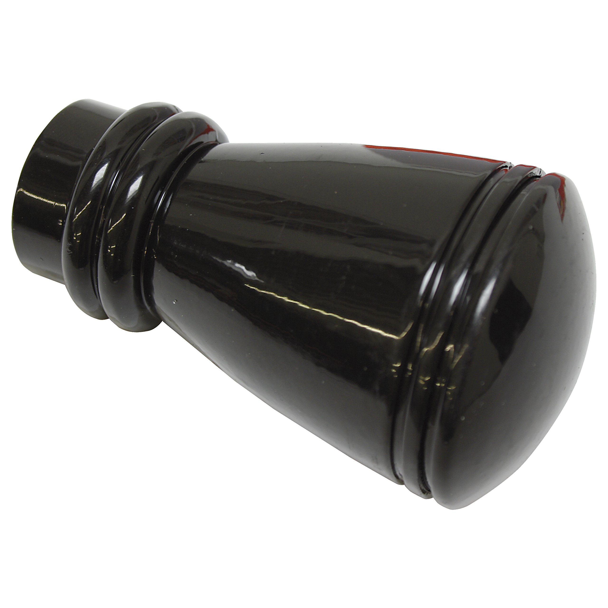 Gardinia Chicago Endknöpfe Zylinder 20 mm Edelstahl-Optik