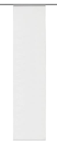 Home Fashion Schiebegardine Rom 245x60 Weiß mit Zubehör
