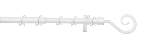 Gardinia Denver Hook Gardinenstange Weiß 130-240 cm