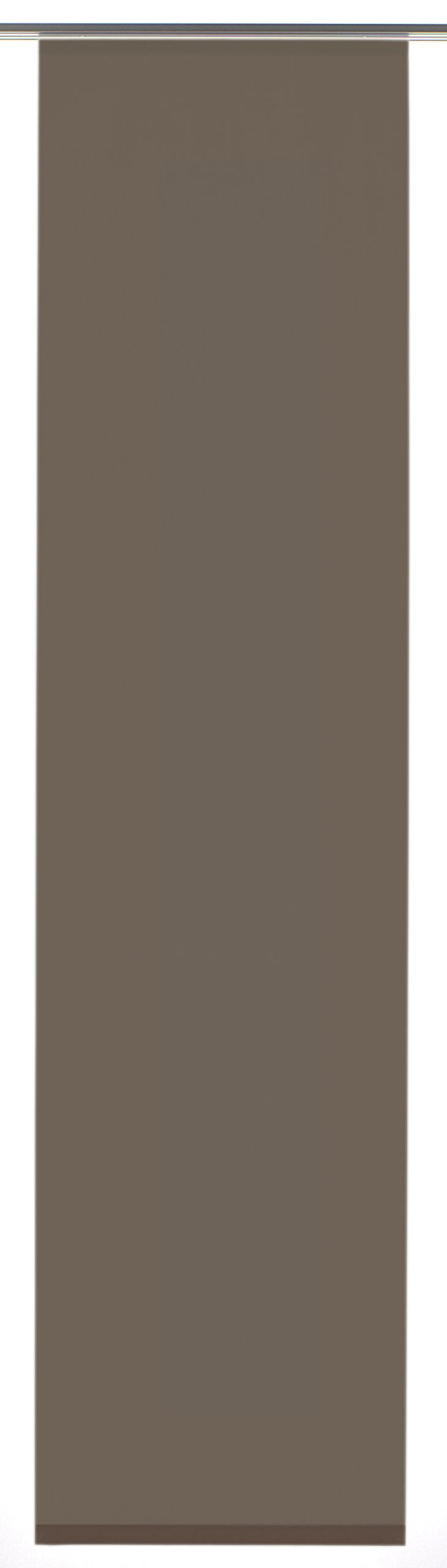 Gardinia Solid Flächenvorhang Entry Grau 60x245 cm Sichtschutz