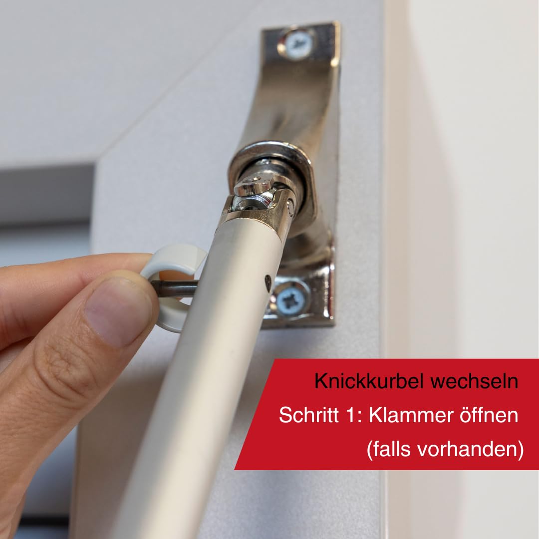 WAREMA Terrea Knickkurbel Raffstore-Kurbel 14 cm Aluminium