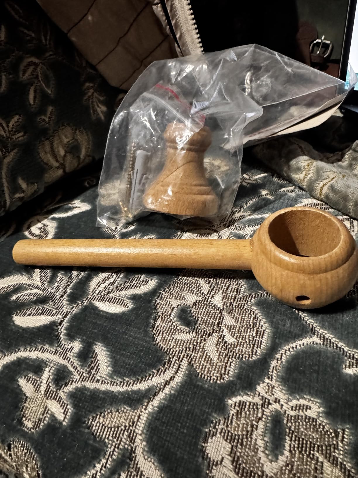 Gardinia Chicago Träger geschlossen 28 mm Natur 17 cm Holz