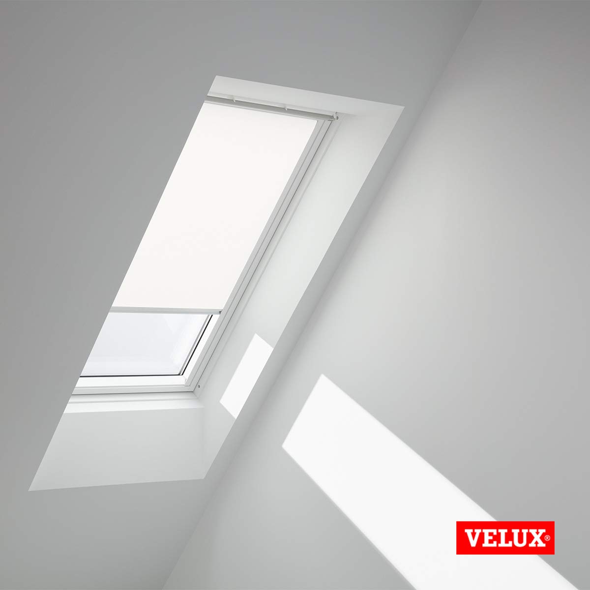 VELUX Sichtschutzrollo PK06 Weiß Lichtdurchlässig