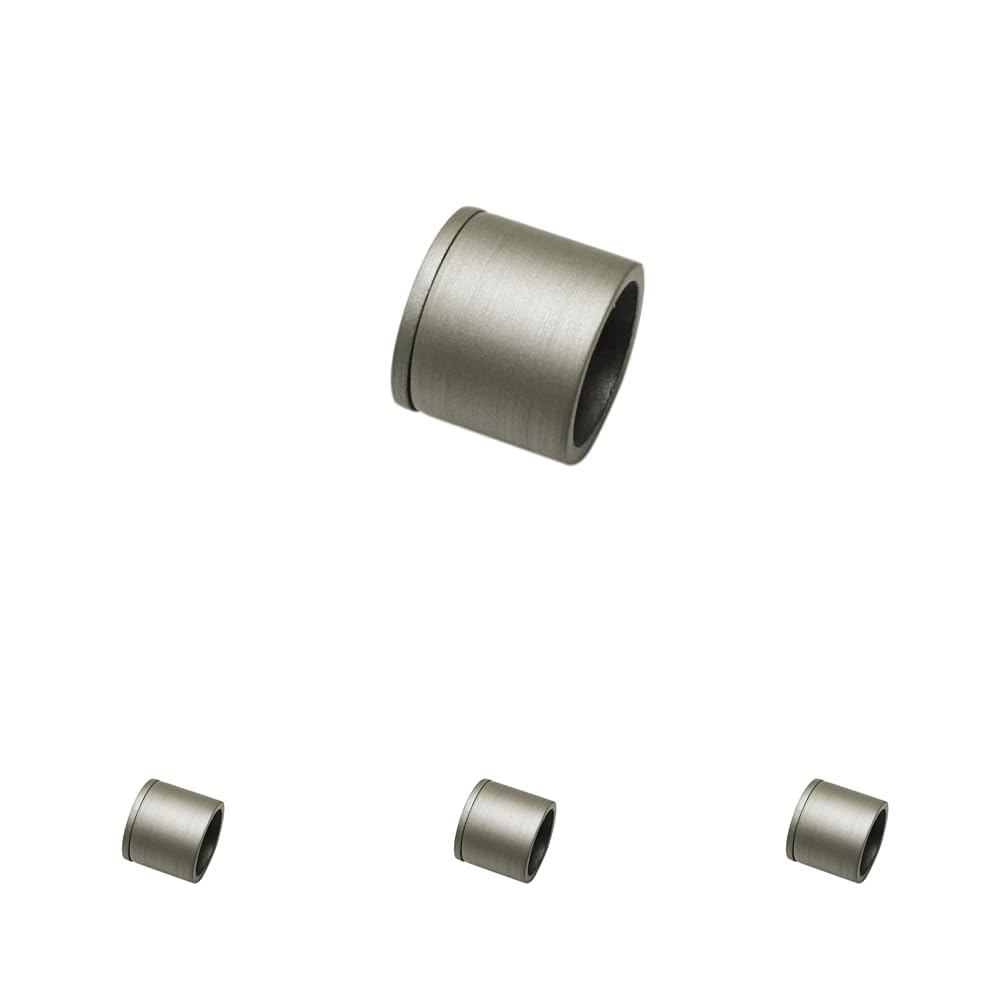 GARDINIA Windsor Wandlager Ø25 mm Edelstahl-Optik Metall