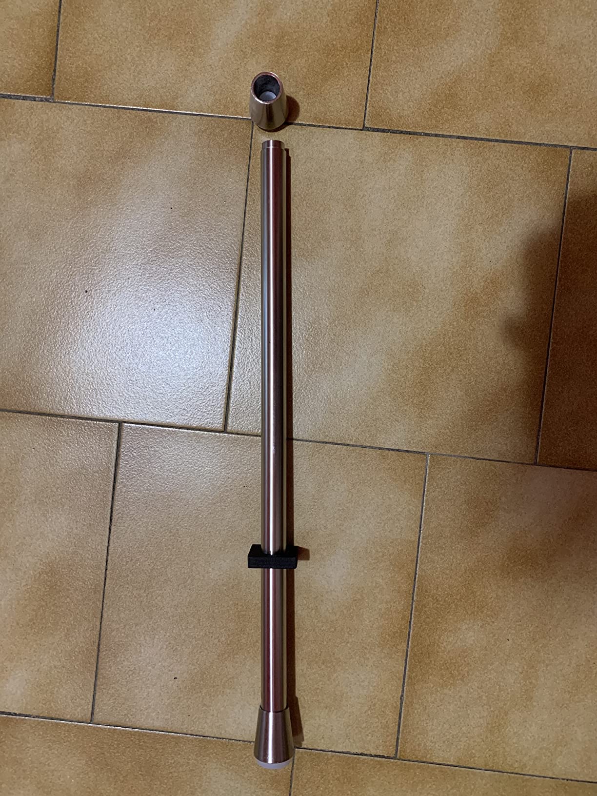 GARDINIA Denver Spannstange 90-140 cm Edelstahl ohne Bohren