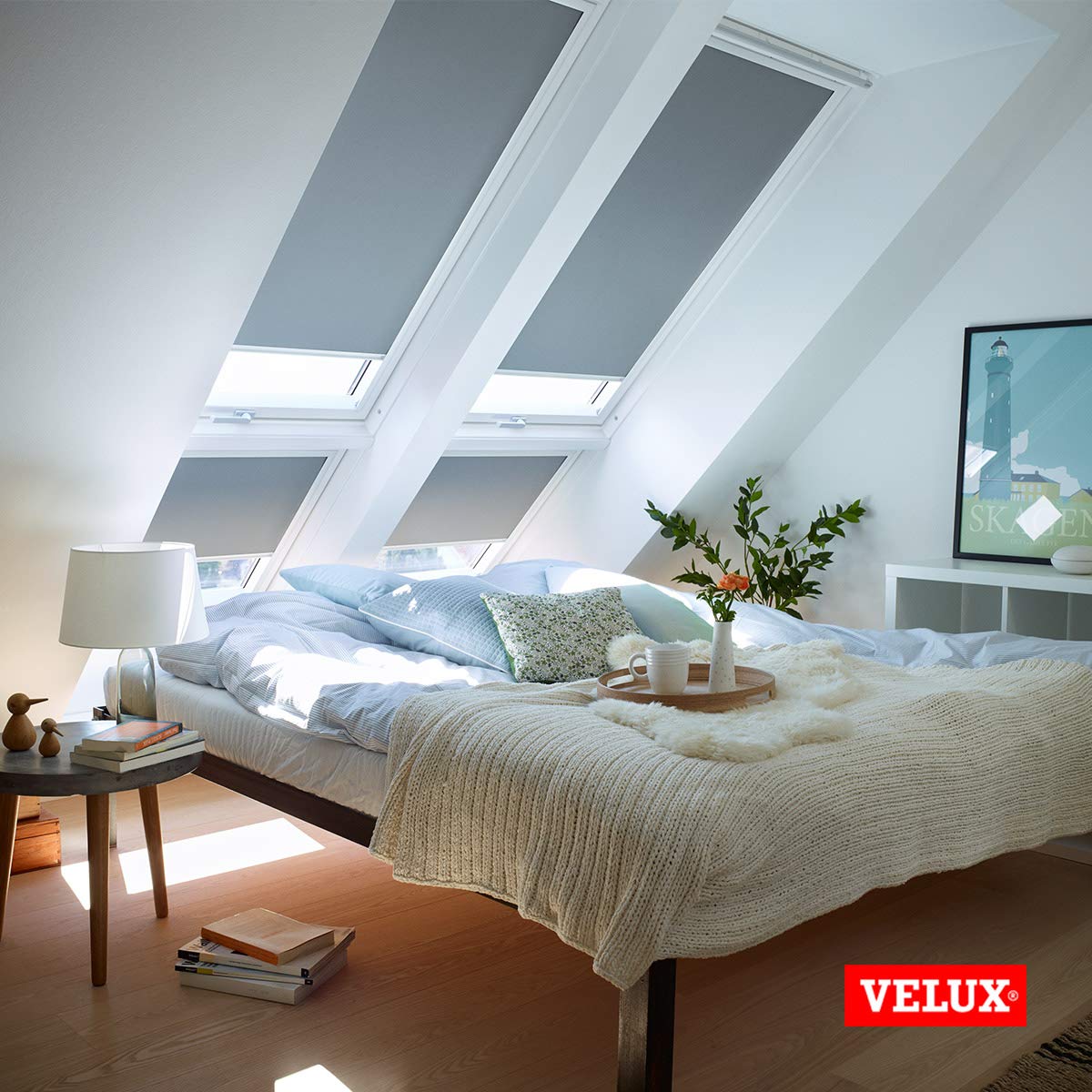 Velux DKL C02 Verdunkelungsrollo Dunkelblau