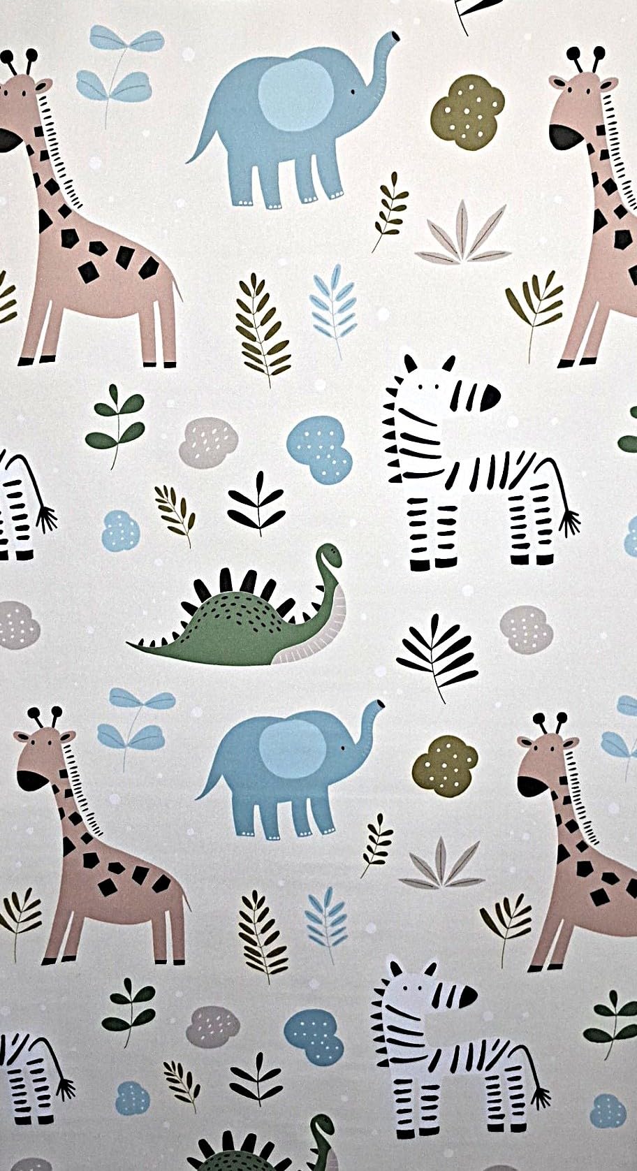 K-Home Seitenzugrollo Zoo 70x150 cm Thermo Klemmfix