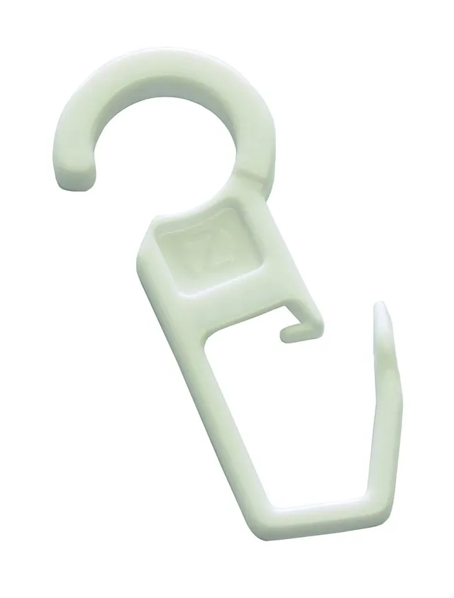 GARDINIA Chicago Faltenlegehaken 2355 Weiß 10er-Pack