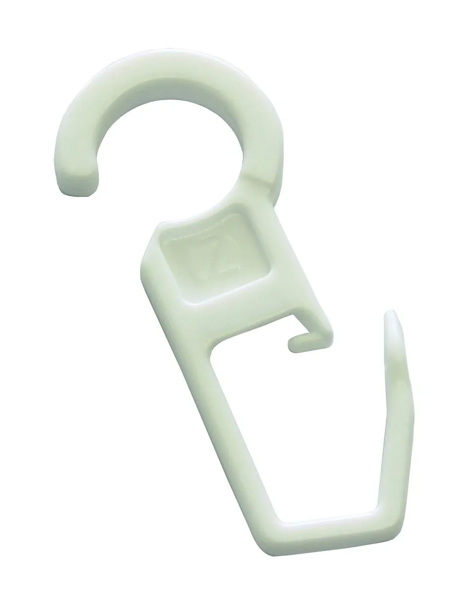 GARDINIA Chicago Faltenlegehaken 2355 Weiß 10er-Pack