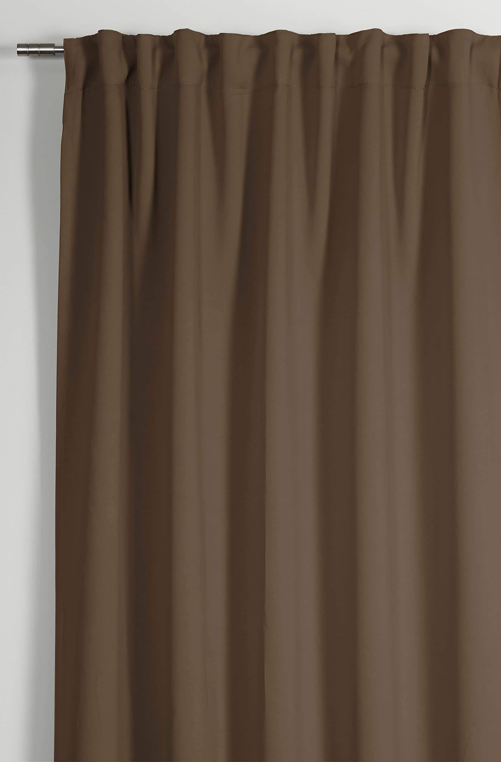 GARDINIA Country Dimout Vorhang Schwarz 140x245 blickdicht
