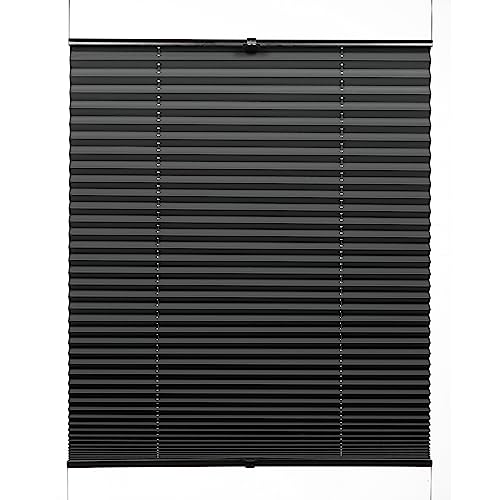 GARDINIA Plissee Concept Thermo Plissee schwarz 80x130 cm