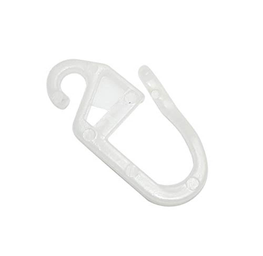 GARDINIA Chicago Faltenlegehaken Ø12mm Roh-Weiß 10er