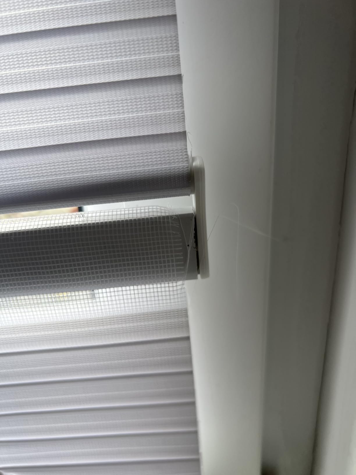Brillant Doppelrollo Klemmfix 50x200 cm Weiß ohne Bohren