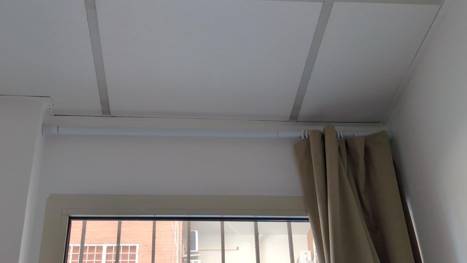 Gardinia Denver Spannstange 80-130 cm Nickel-Optik ohne Bohren