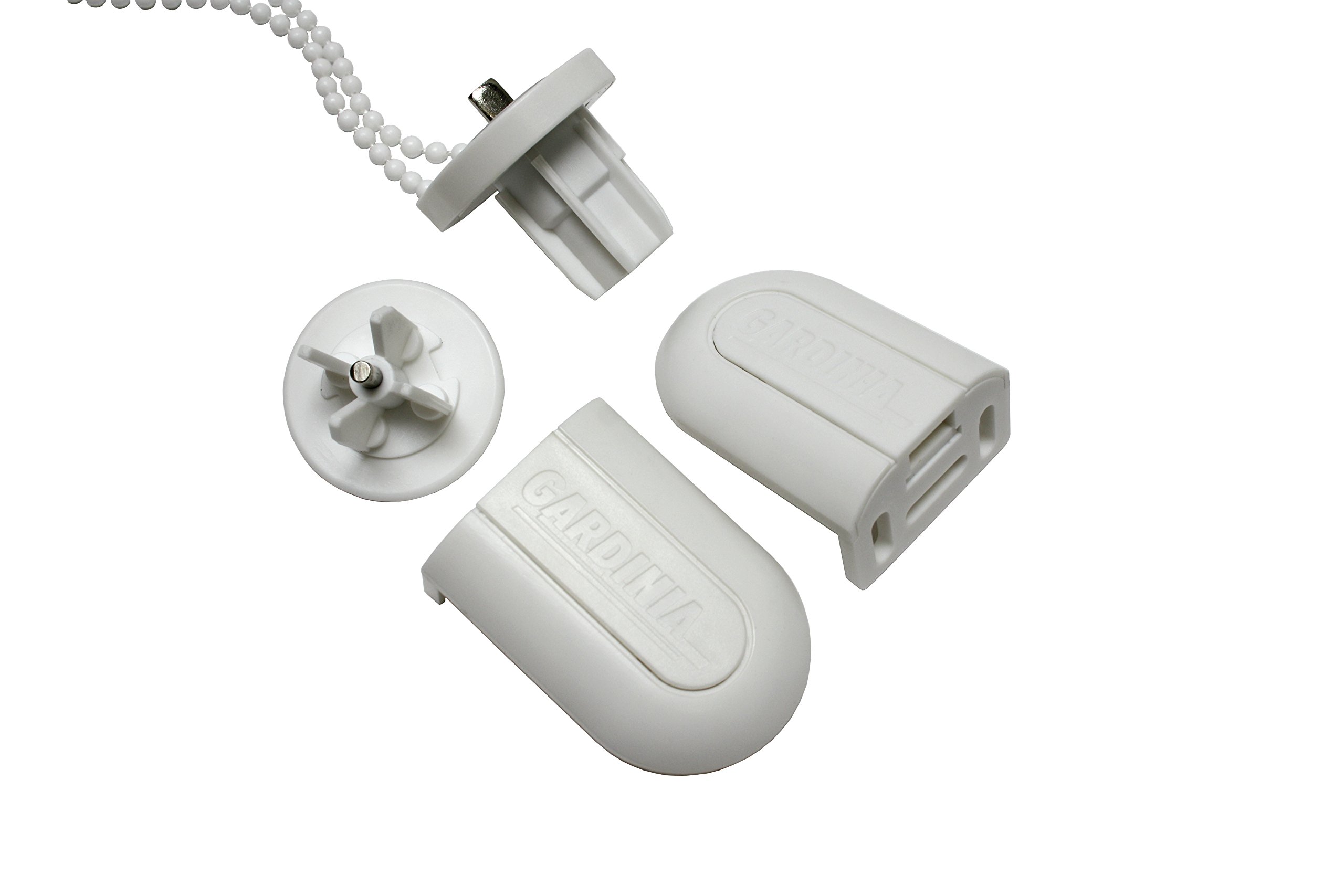 Gardinia Seitenzug-Rollo Umbau-Set GT-1 Weiß Wandmontage