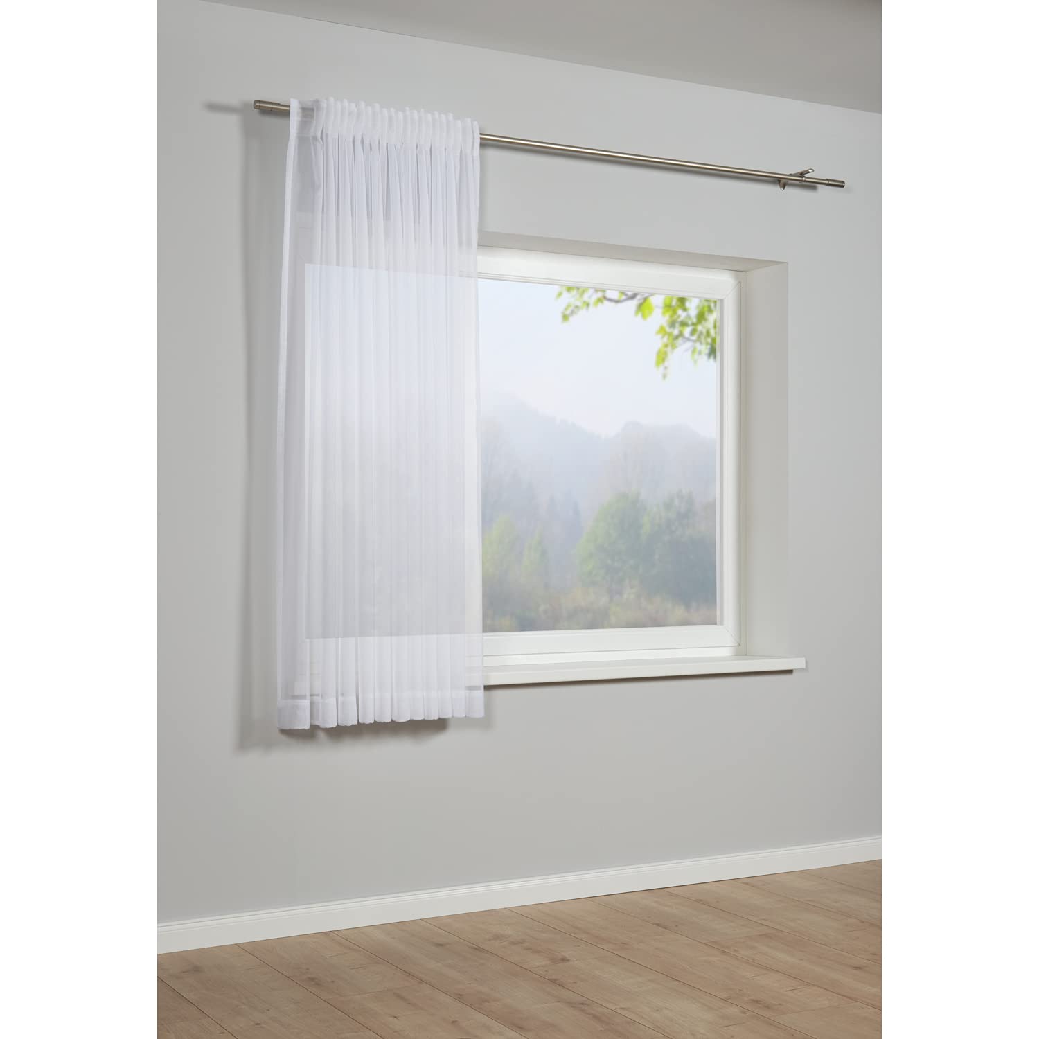 Gardinia Country Voile Gardine Weiß 450x175 cm