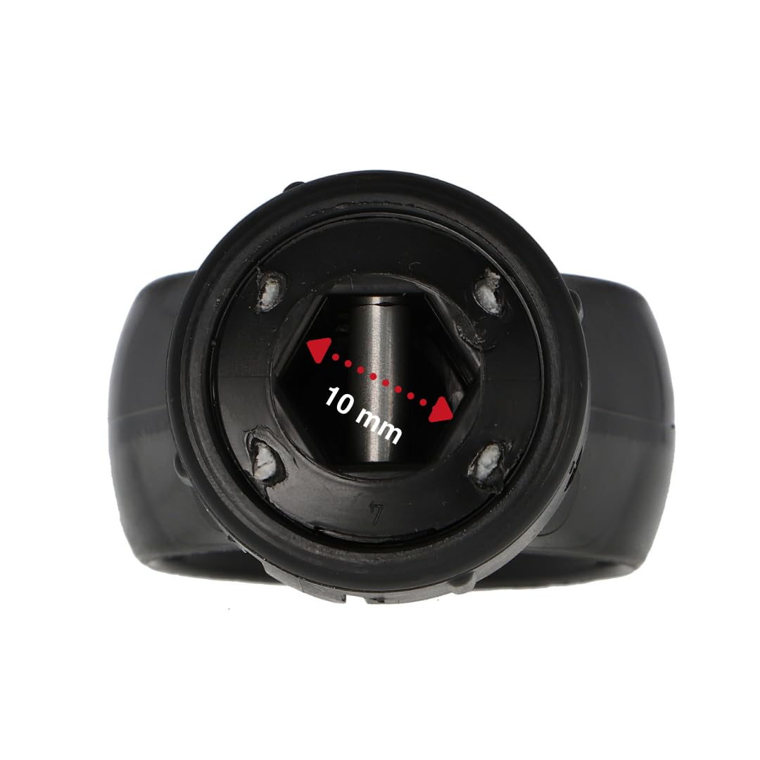 Warema Terrea Öse Markisengetriebe schwarz 10 mm 6-Kant