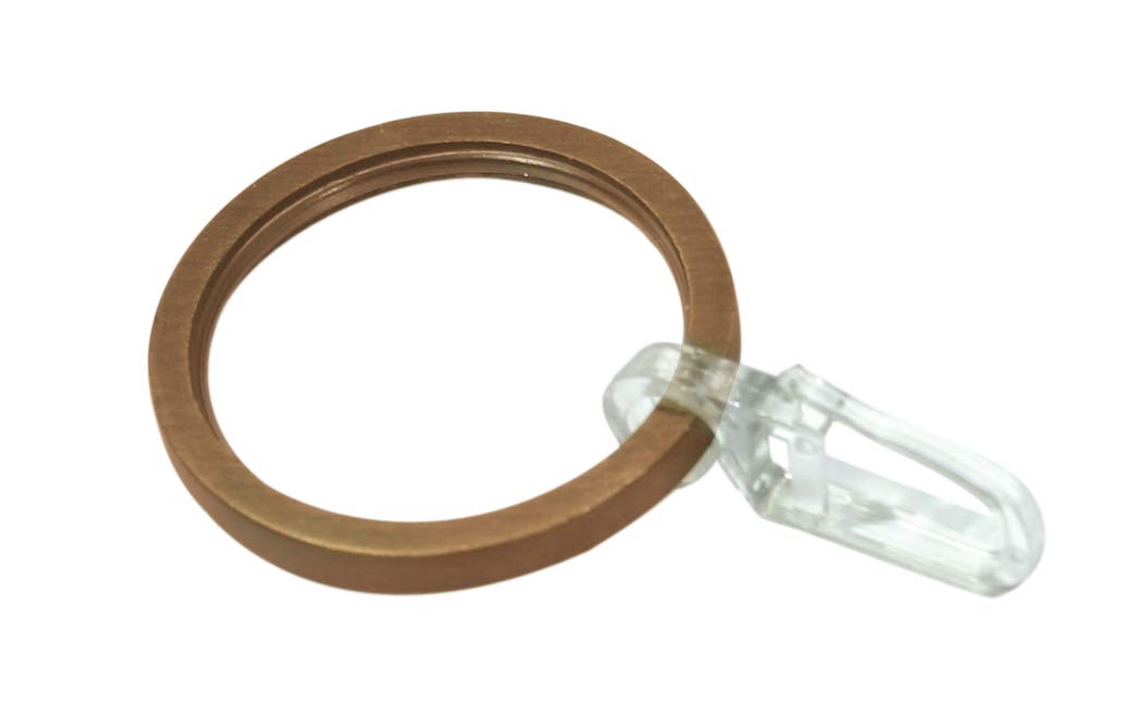 GARDINIA Chicago Gardinenringe Edelstahl-Optik 10 Stk