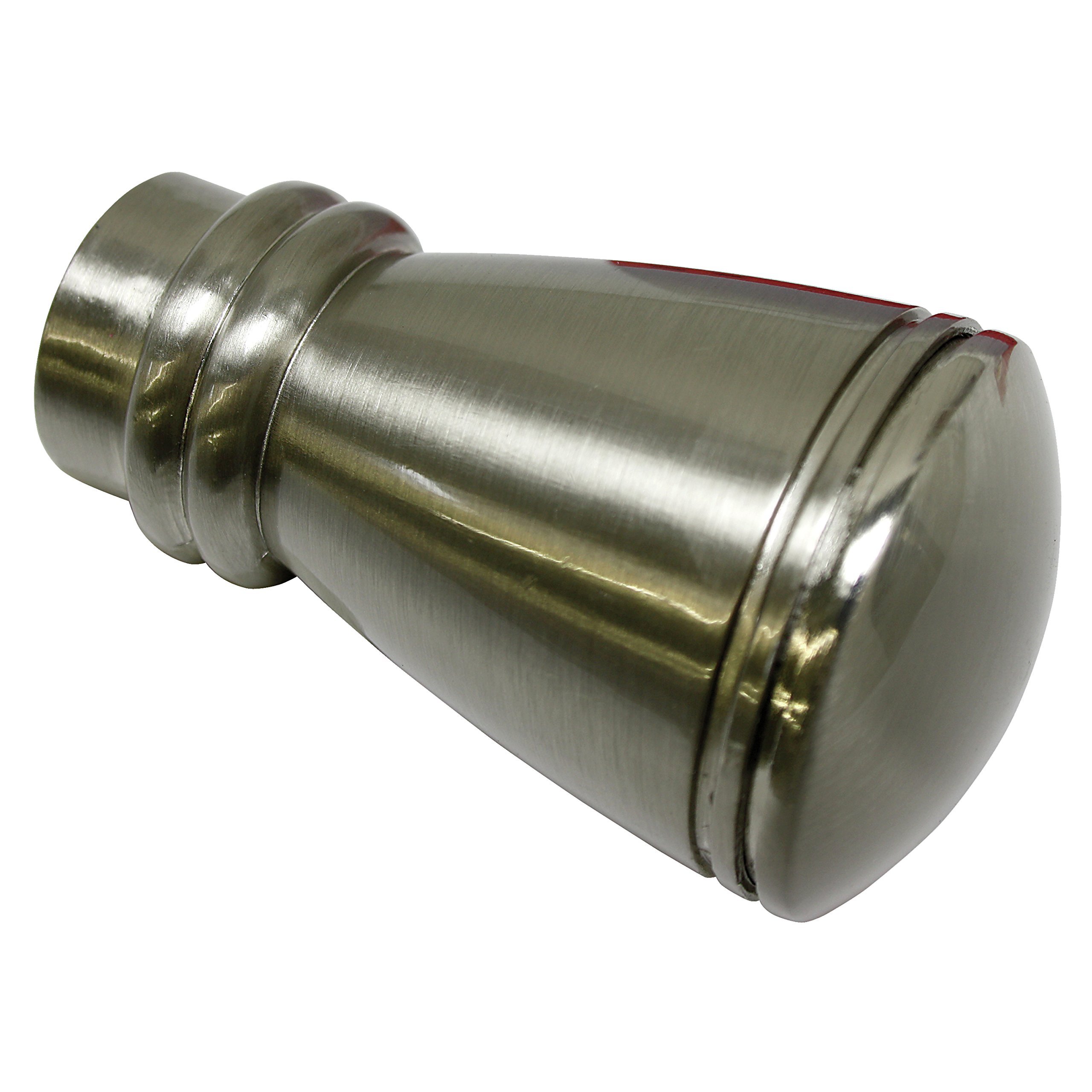 Gardinia Chicago Endknöpfe Zylinder 20 mm Edelstahl-Optik