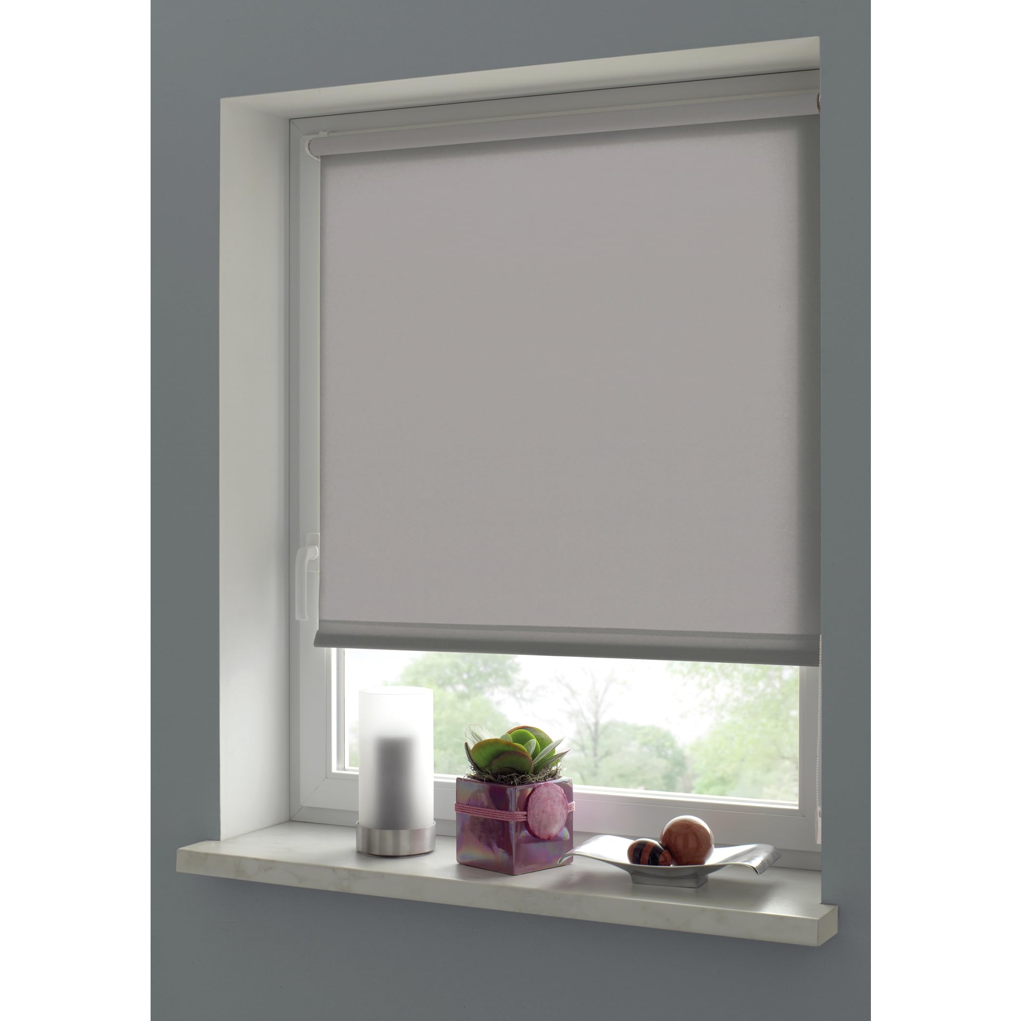 GARDINIA EASYFIX Rollo 75x150 cm Steingrau