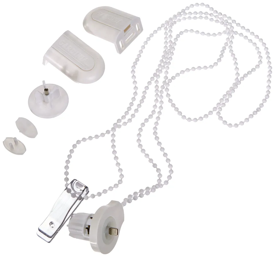 Gardinia Seitenzug-Rollo Umbau-Set GT-1 Weiß Wandmontage