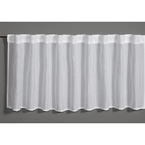 GARDINIA Country Bistrogardine 140x45 cm Weiß transparent