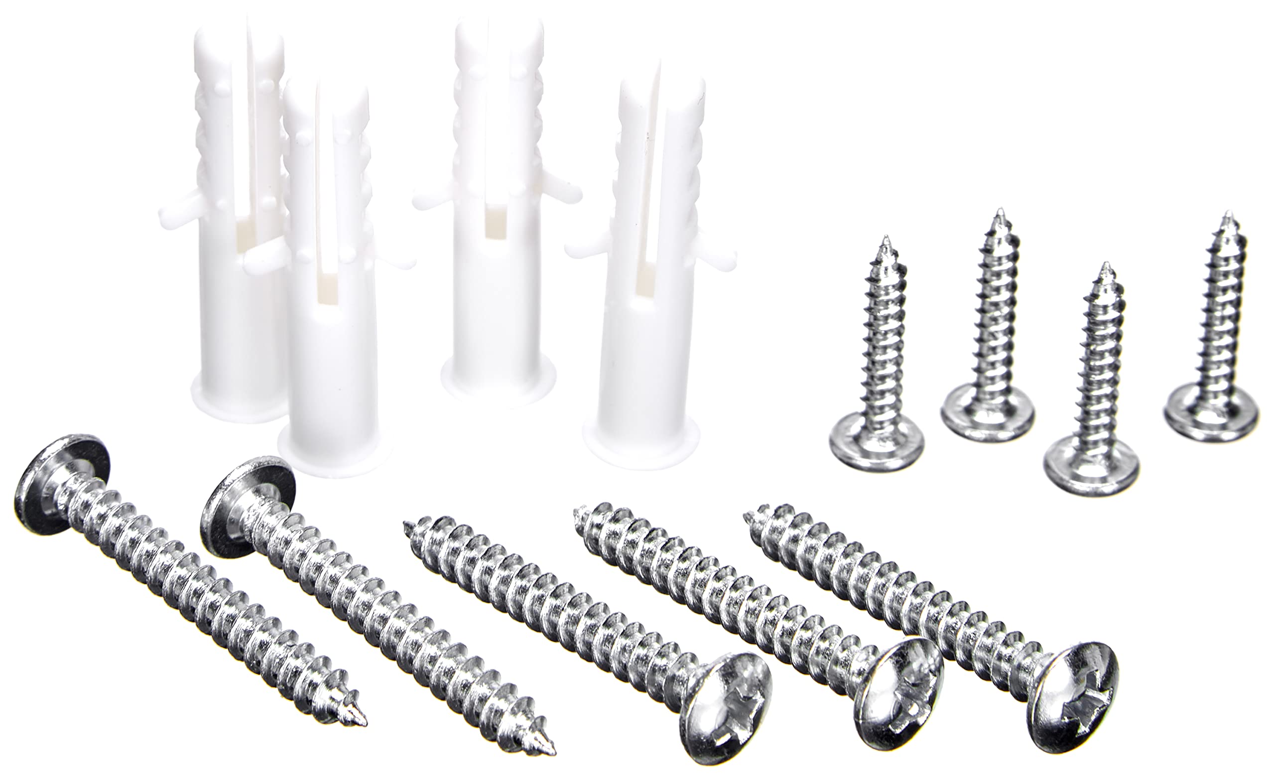 Gardinia Seitenzug-Rollo Umbau-Set Weiß 25 mm bis 202 cm