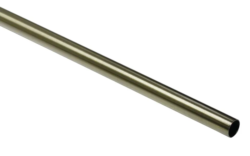 GARDINIA Memphis Gardinenstange 160 cm Messing-Antik Ø 16 mm
