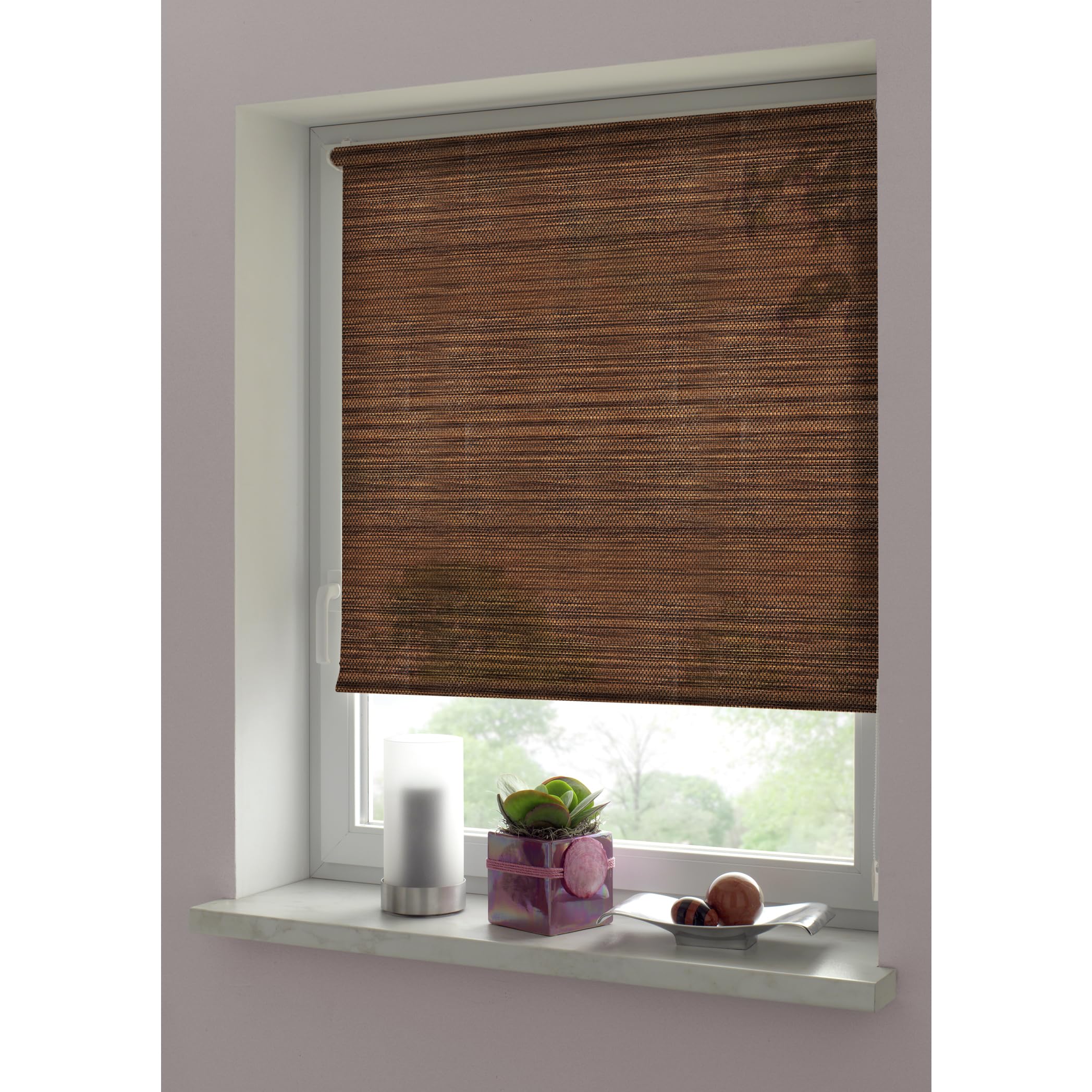 Gardinia Easyfix Rollo Natur 75x150 cm Nougat blickdicht