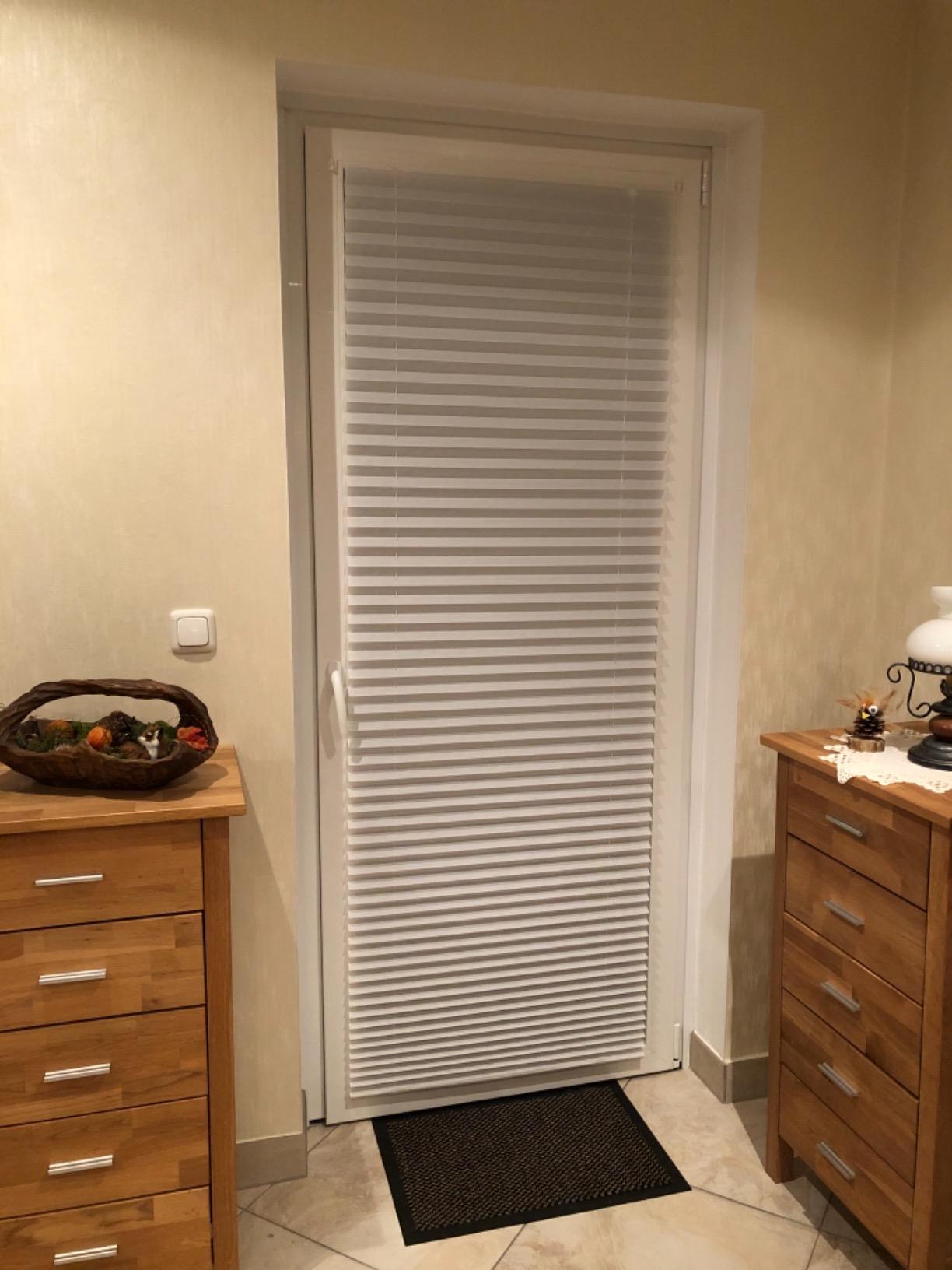 K-Home Plissee Klebe Weiß B80xH210 cm Lichtschutz