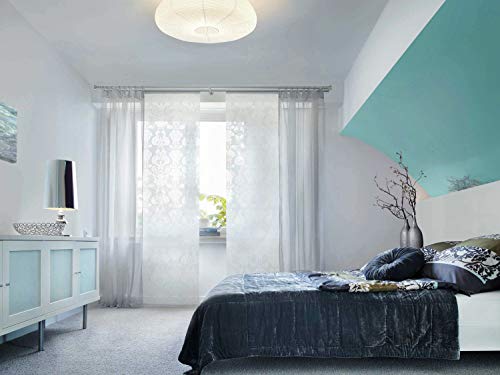 GARDINIA Chicago Gardinenringe Edelstahl-Optik 10 Stk