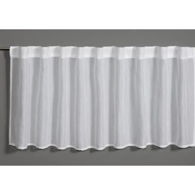GARDINIA Country Bistrogardine 140x45 cm Weiß transparent